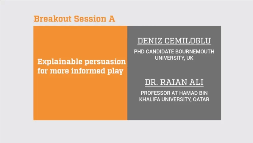 Explainable persuasion for more informed play
